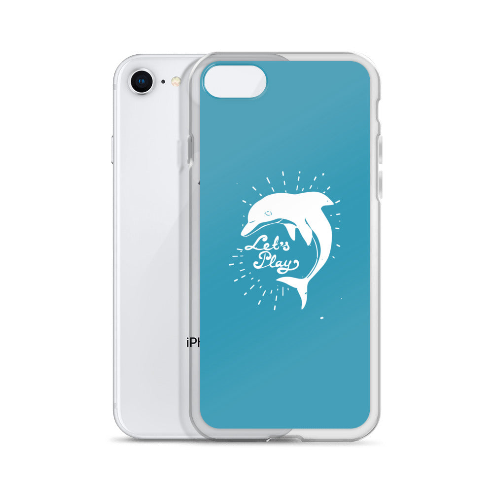 Let's Play iPhone Case Blue - Splashing Apparel