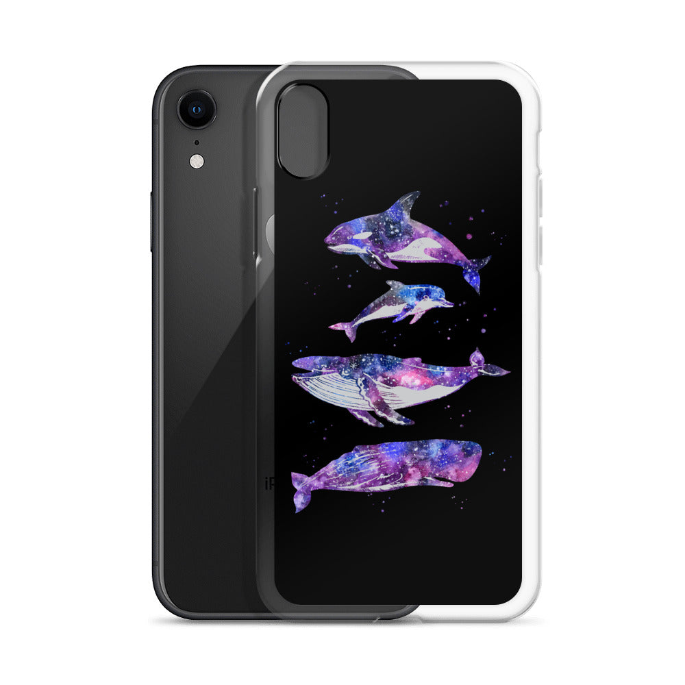 Cosmic Beauties iPhone Case Black - Splashing Apparel