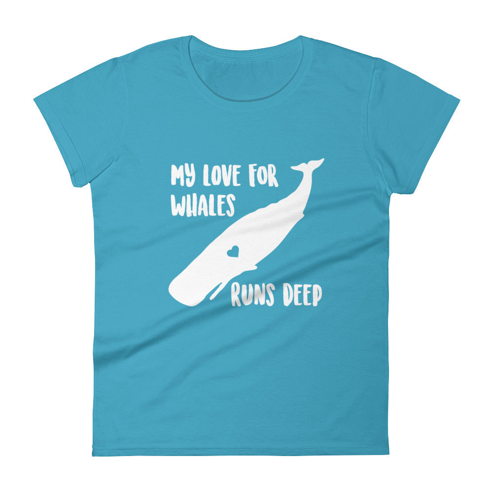 My Love Runs Deep Women's Shirt - Splashing Apparel