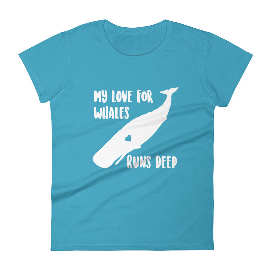 My Love Runs Deep Women's Shirt - Splashing Apparel