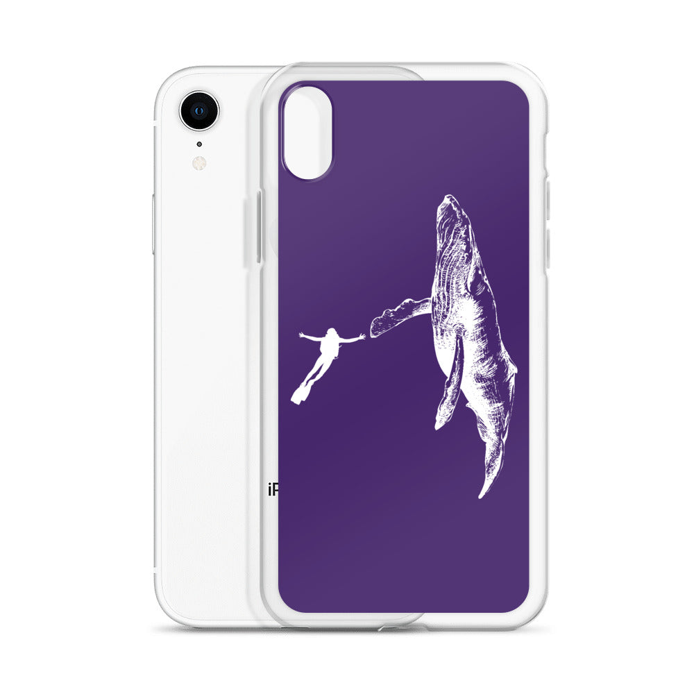 High Five iPhone Case Purple - Splashing Apparel