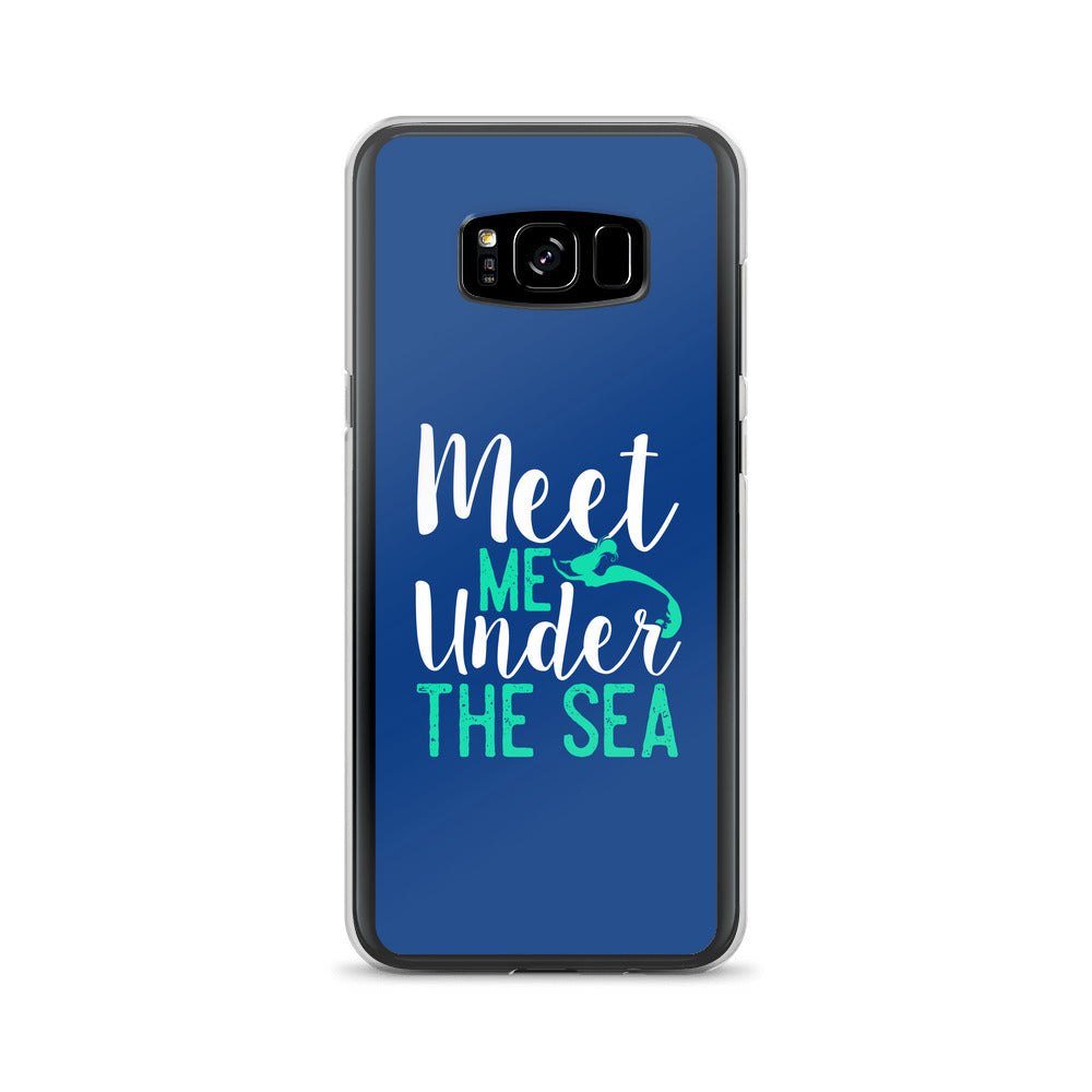 Meet Me Under the Sea Samsung Case Dark Blue - Splashing Apparel
