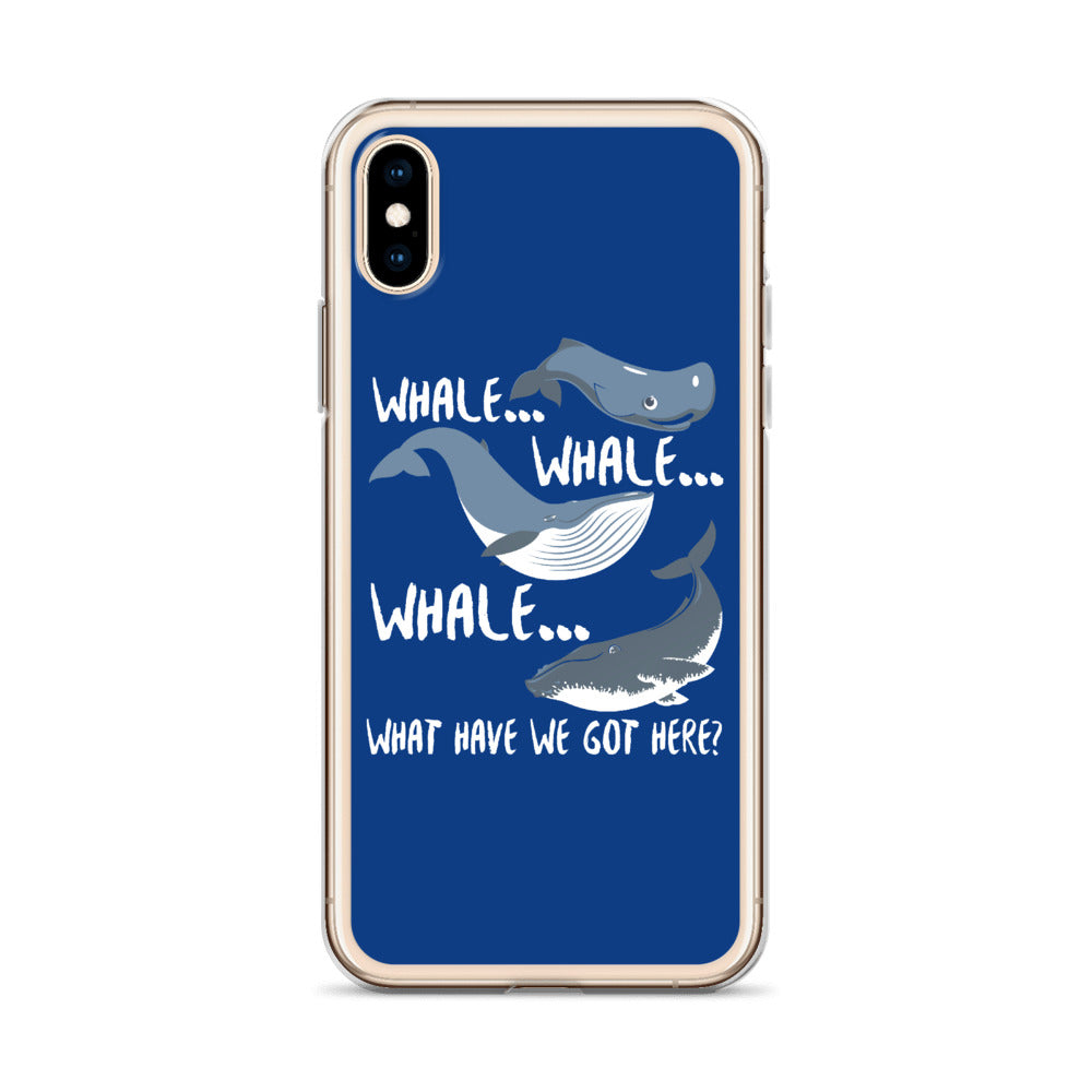 Whale Whale Whale iPhone Case - Splashing Apparel