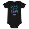 Free in the Sea Baby Onesie