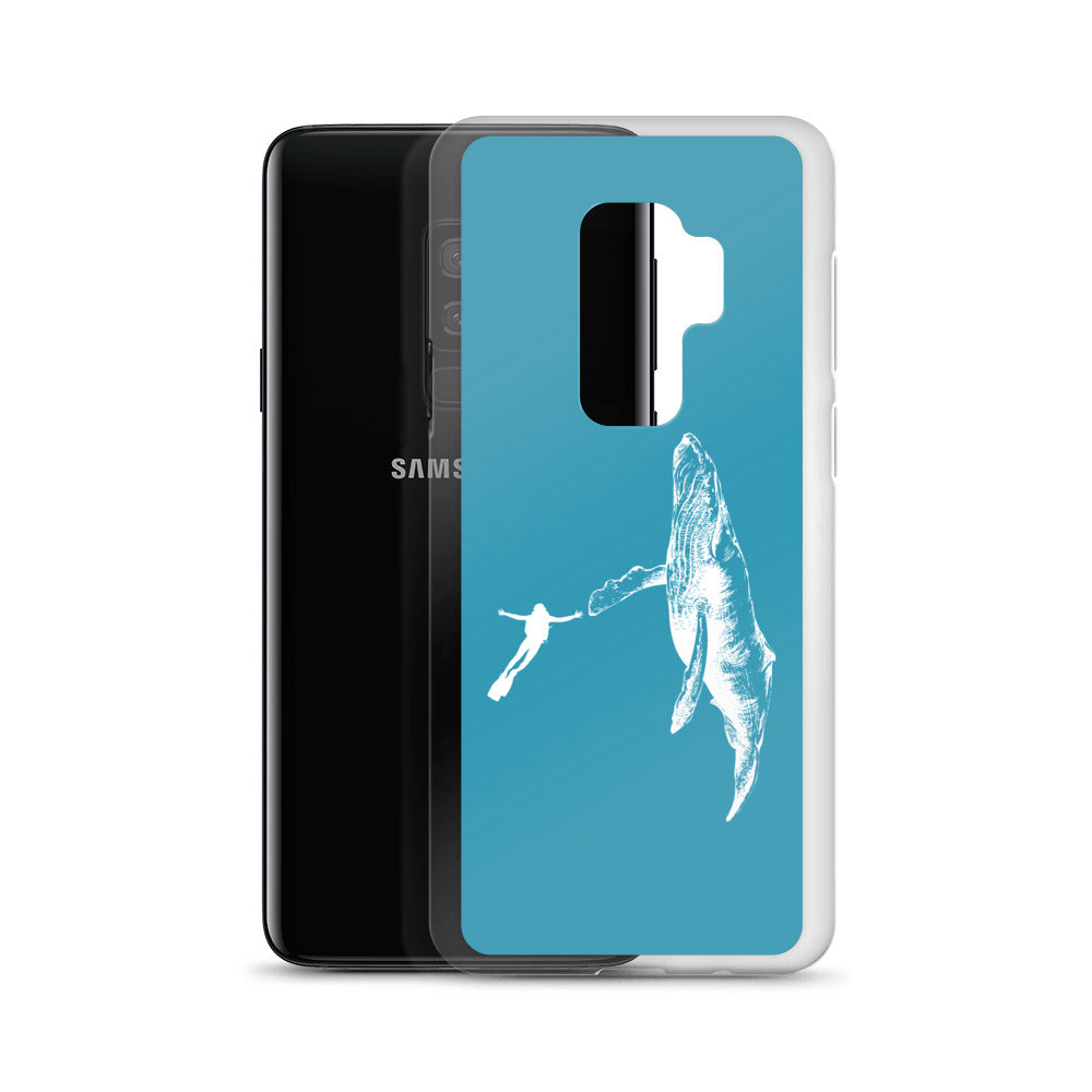 High Five Samsung Case Blue - Splashing Apparel