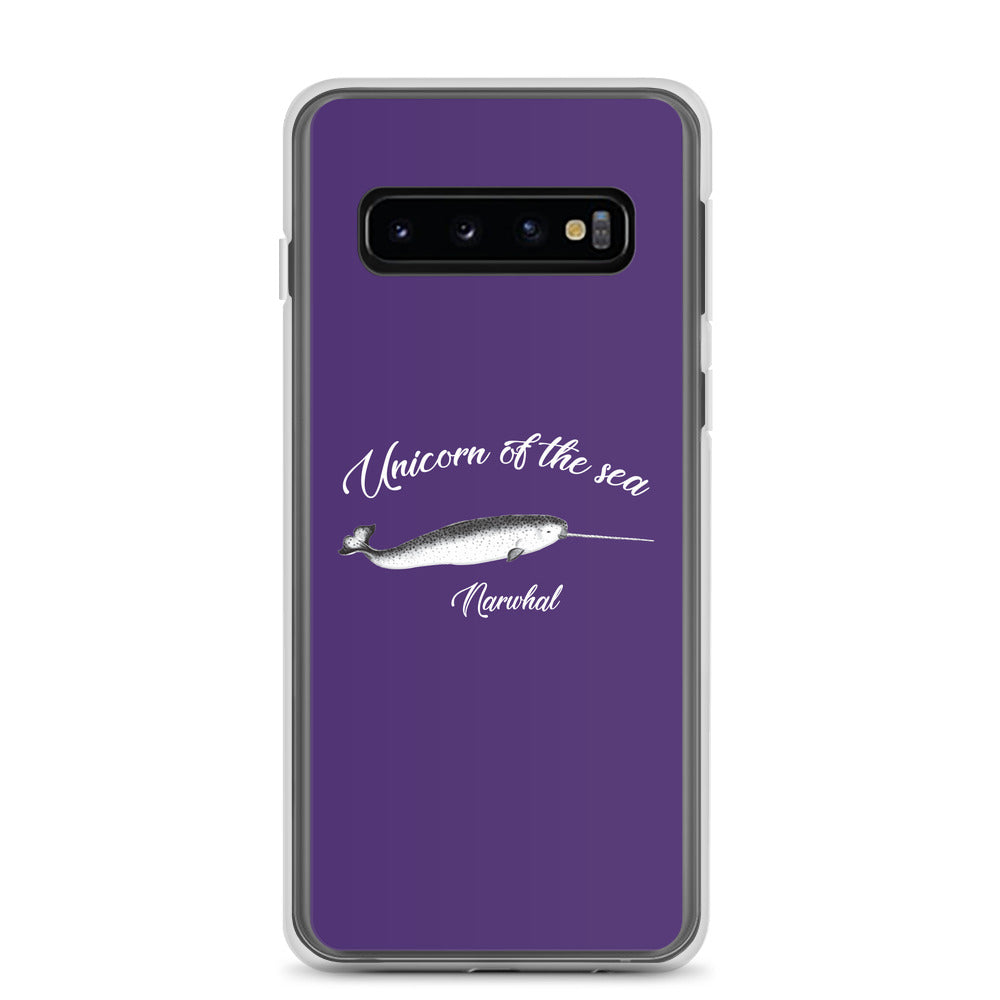 Unicorn of the Sea Samsung Case Purple - Splashing Apparel