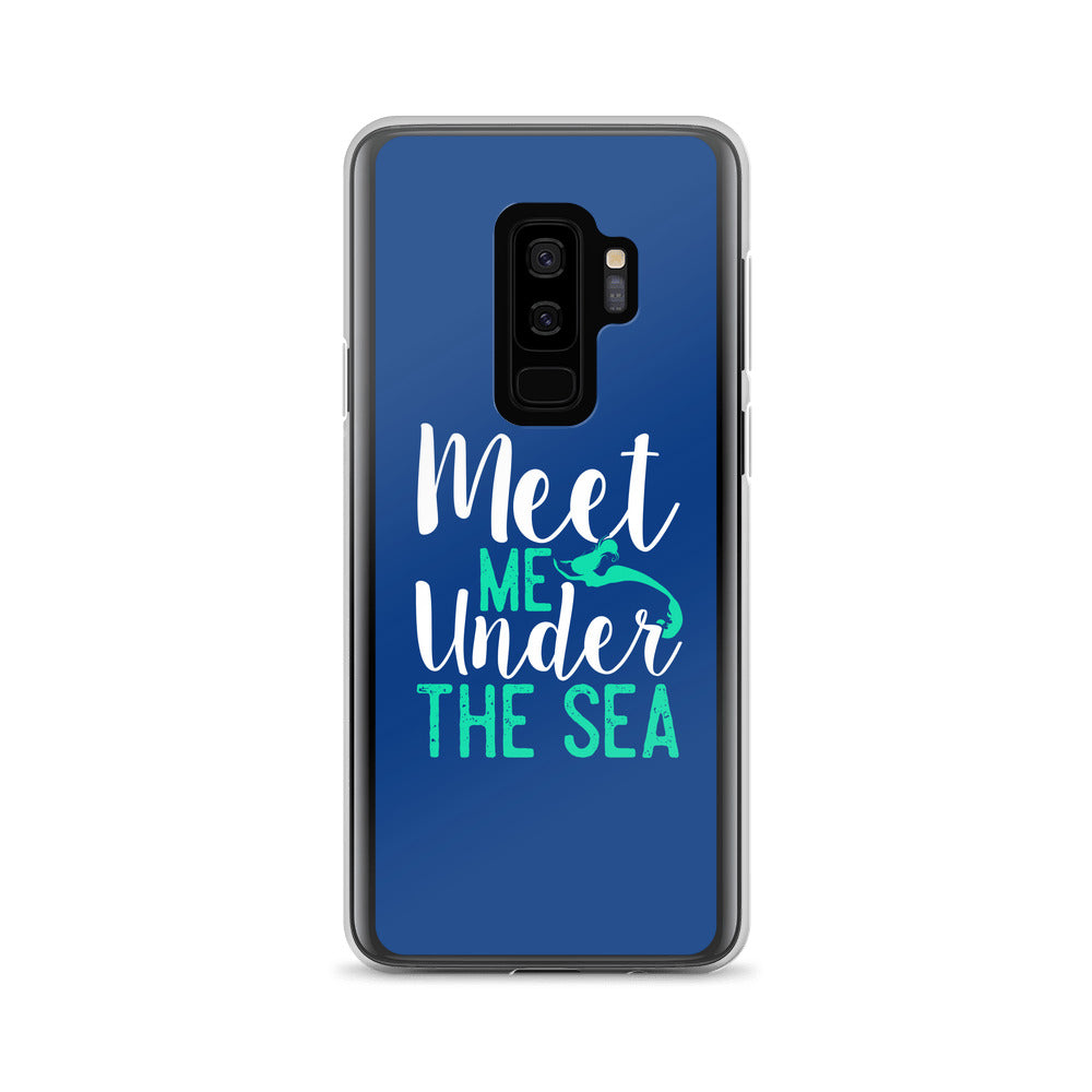 Meet Me Under the Sea Samsung Case Dark Blue - Splashing Apparel