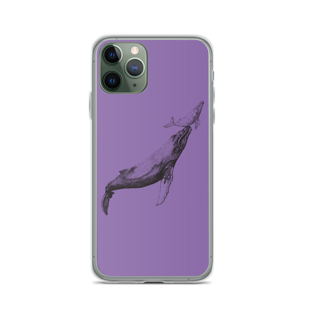 First Breath iPhone Case Purple - Splashing Apparel