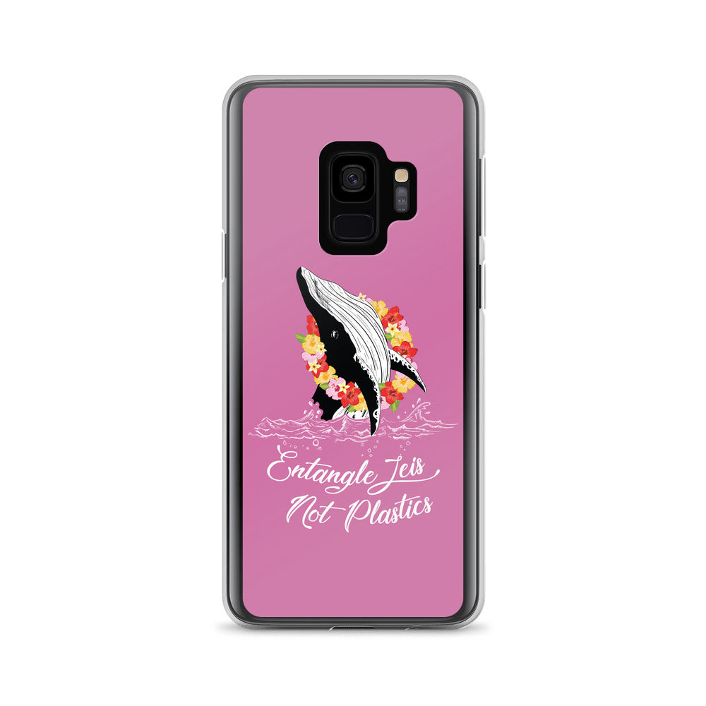 Entangle Leis Samsung Case Pink - Splashing Apparel