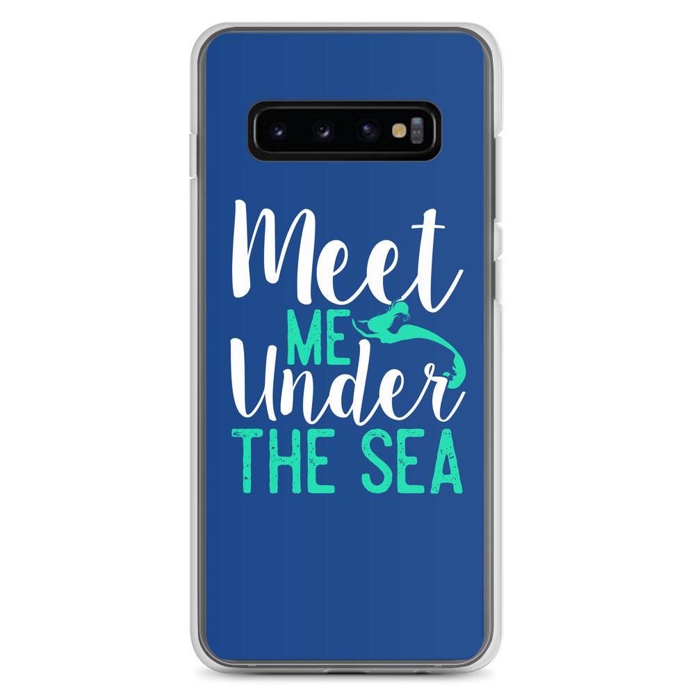 Meet Me Under the Sea Samsung Case Dark Blue - Splashing Apparel