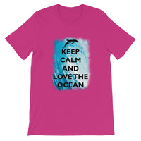 Keep Calm and Love the Ocean Shirt - Splashing Apparel
