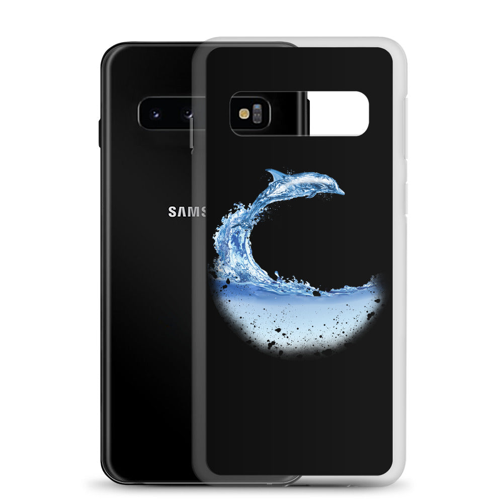 Aqua Dolphin Samsung Case - Splashing Apparel