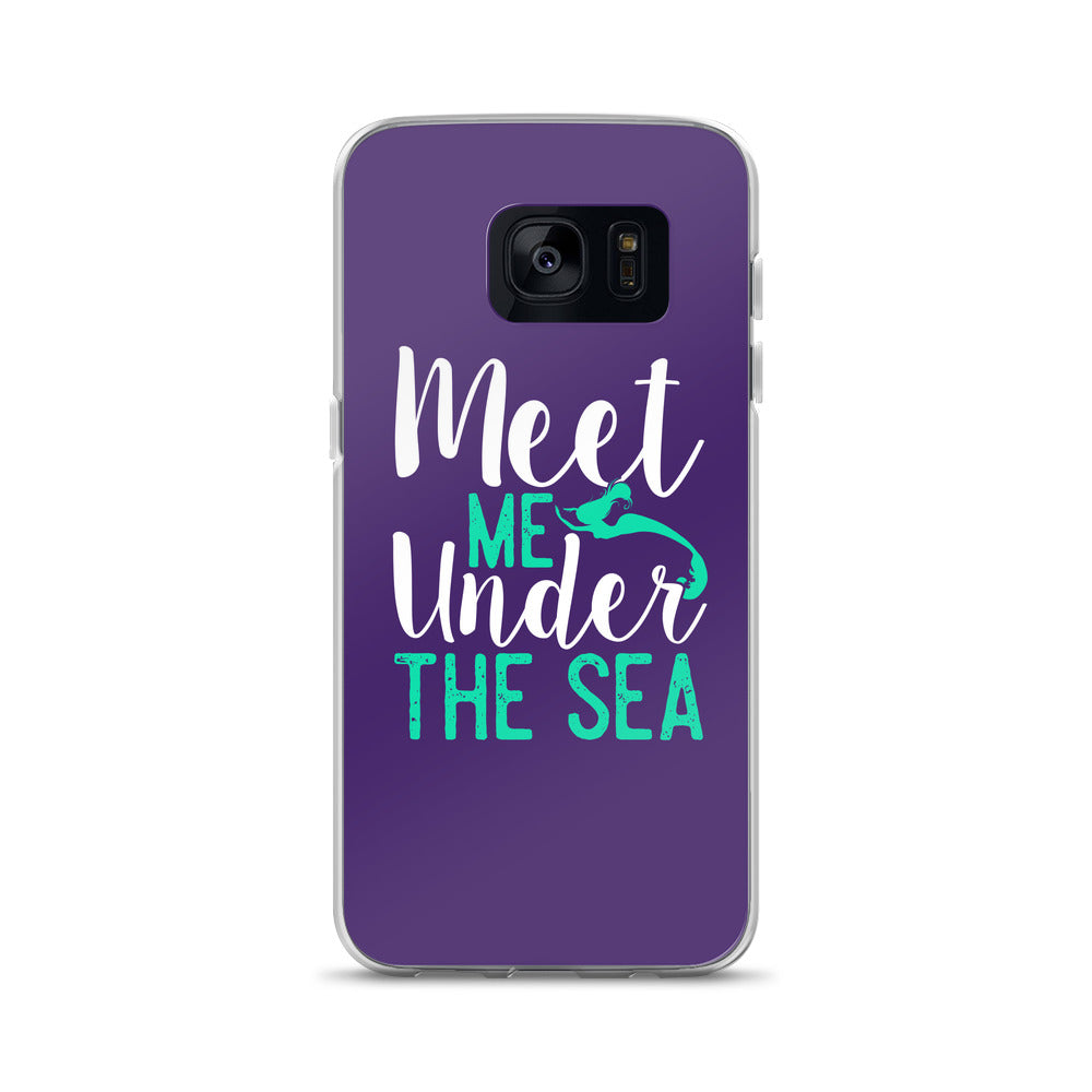 Meet Me Under the Sea Samsung Case Purple - Splashing Apparel