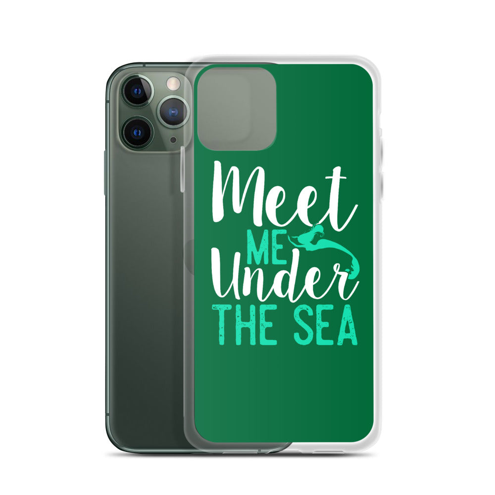 Meet Me Under the Sea iPhone Case Green - Splashing Apparel