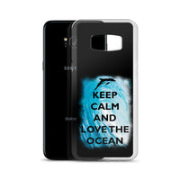 Keep Calm and Love the Ocean Samsung Case - Splashing Apparel