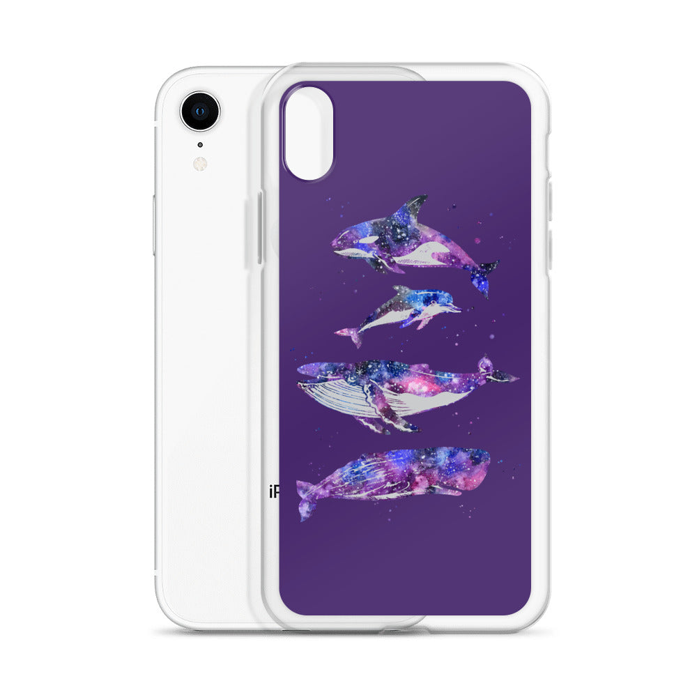 Cosmic Beauties iPhone Case Purple - Splashing Apparel