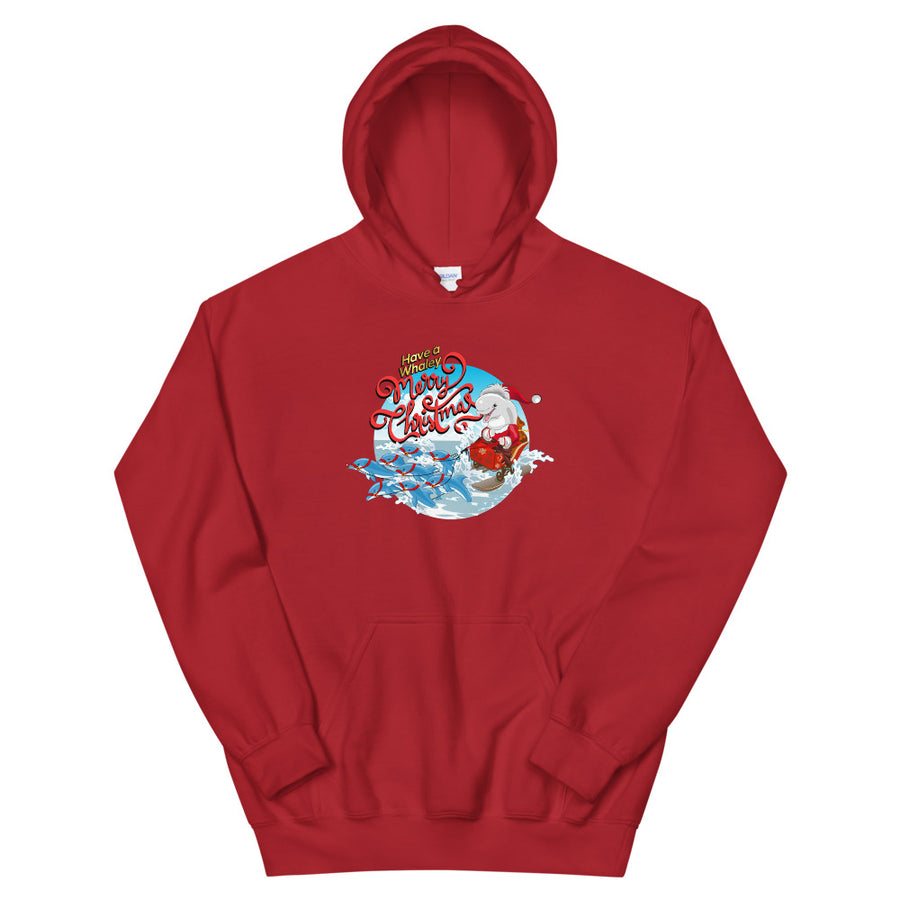 Santa’s Reindolphins Hoodie - Splashing Apparel