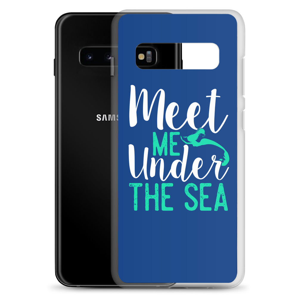 Meet Me Under the Sea Samsung Case Dark Blue - Splashing Apparel