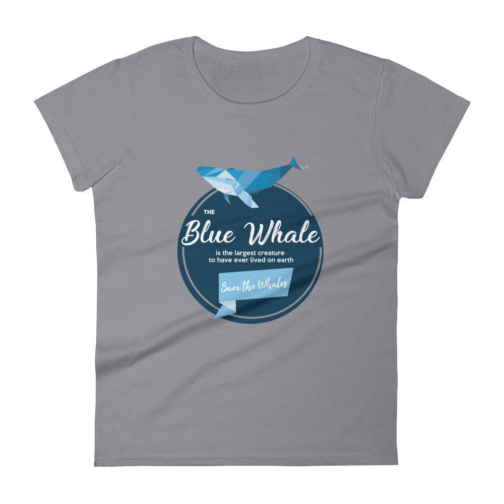 Blue Whale Women's Shirt - Splashing Apparel
