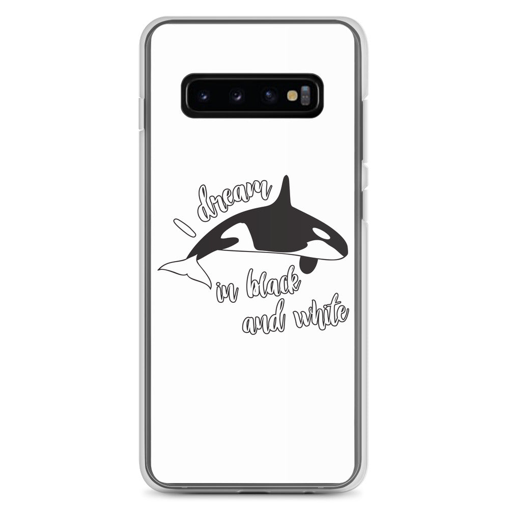 Dream in black and White Samsung Case - Splashing Apparel