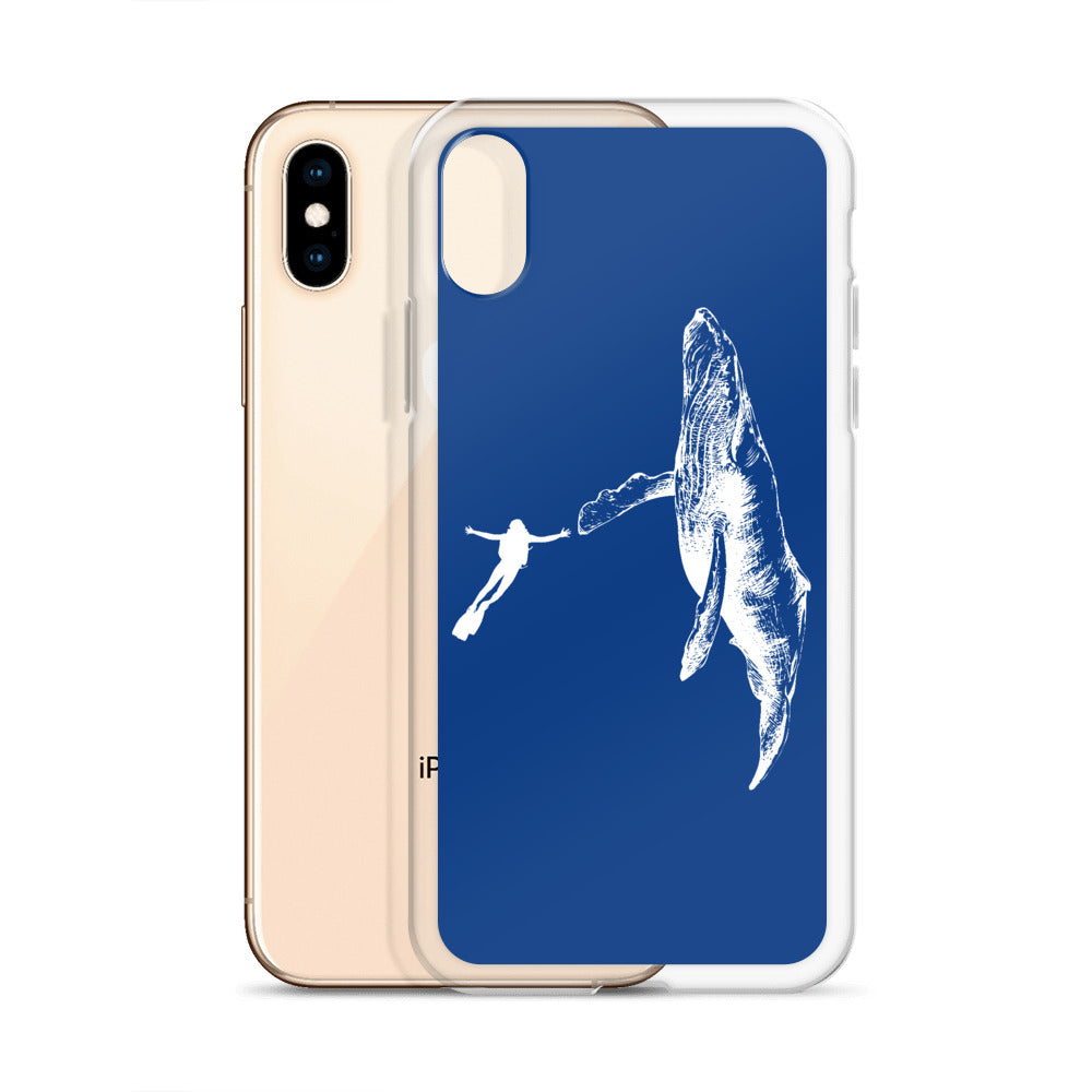 High Five iPhone Case Dark Blue - Splashing Apparel