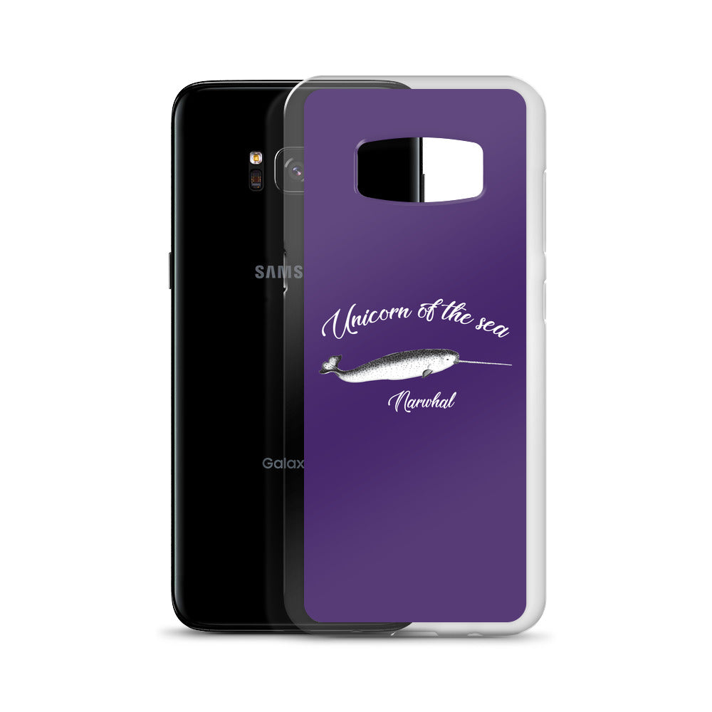 Unicorn of the Sea Samsung Case Purple - Splashing Apparel