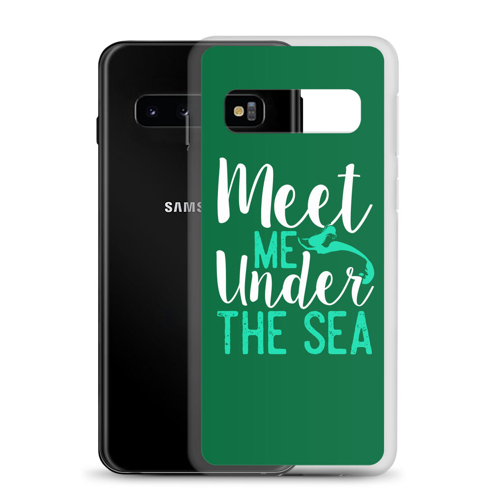 Meet Me Under the Sea Samsung Case Green - Splashing Apparel