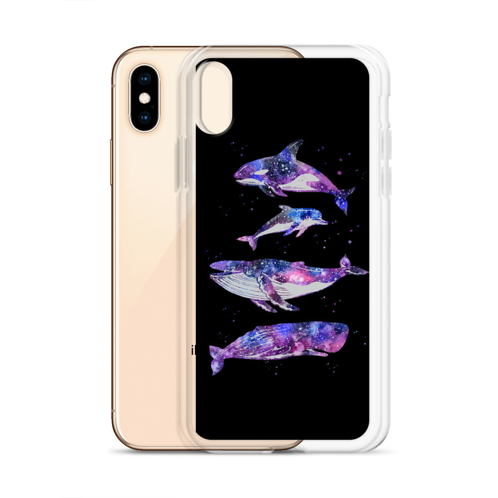 Cosmic Beauties iPhone Case Black - Splashing Apparel
