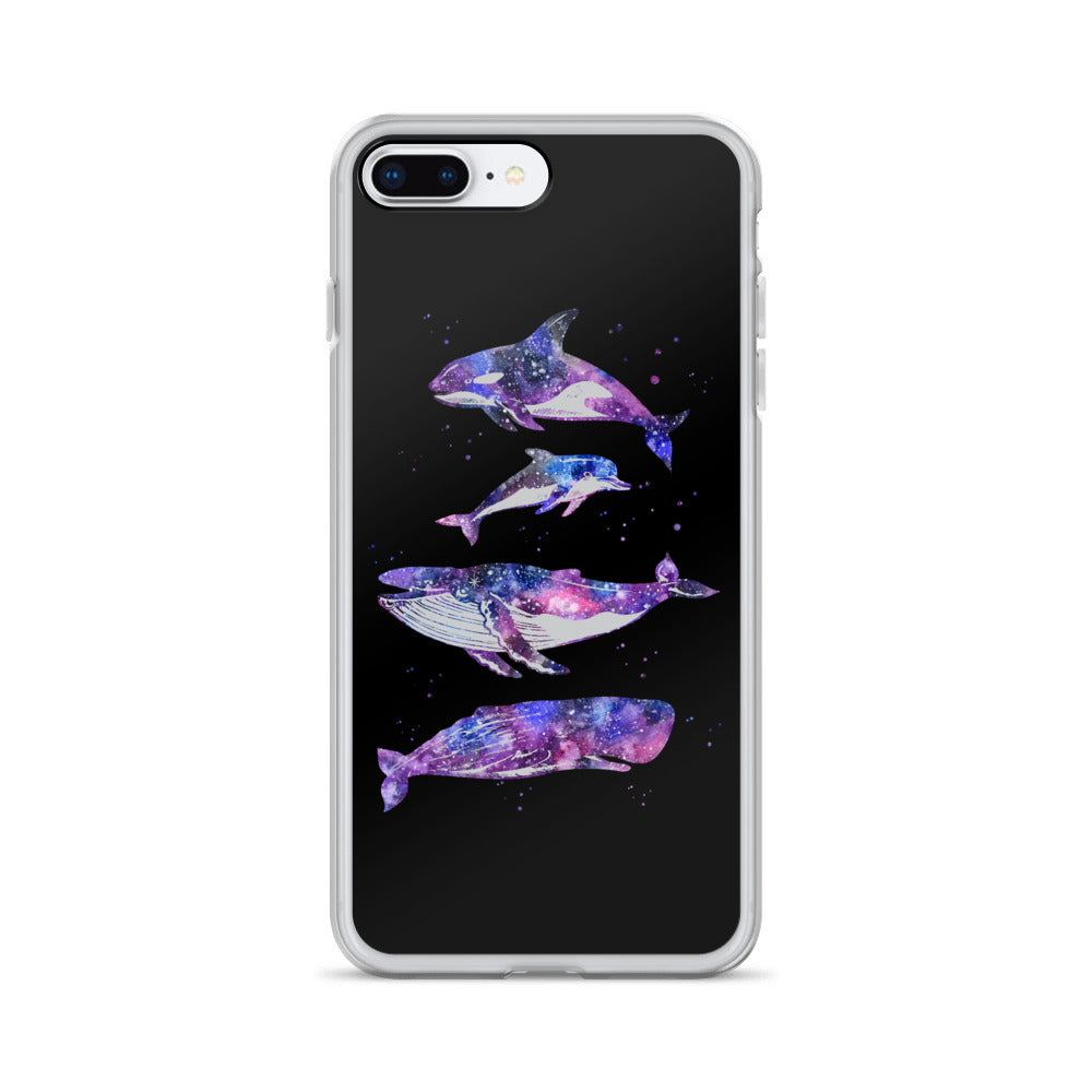 Cosmic Beauties iPhone Case Black - Splashing Apparel
