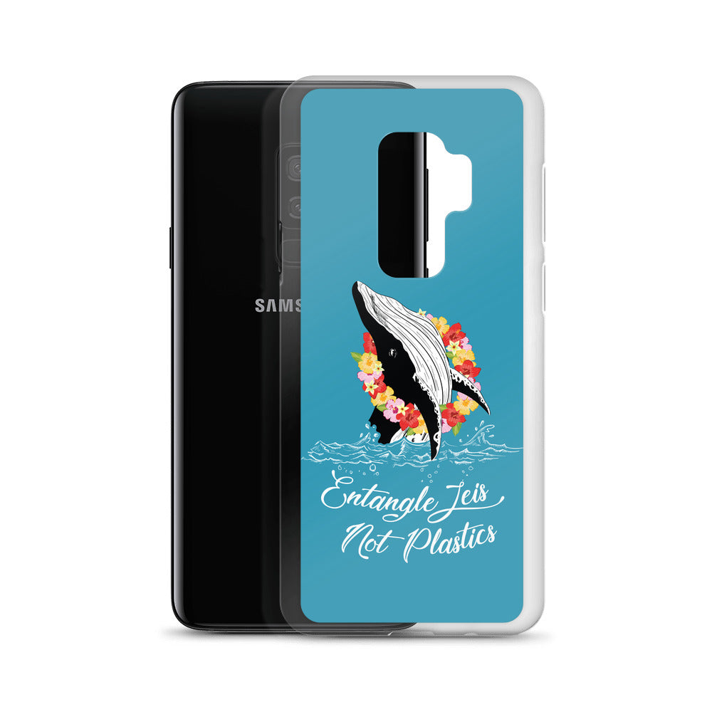 Entangle Leis Samsung Case Blue - Splashing Apparel