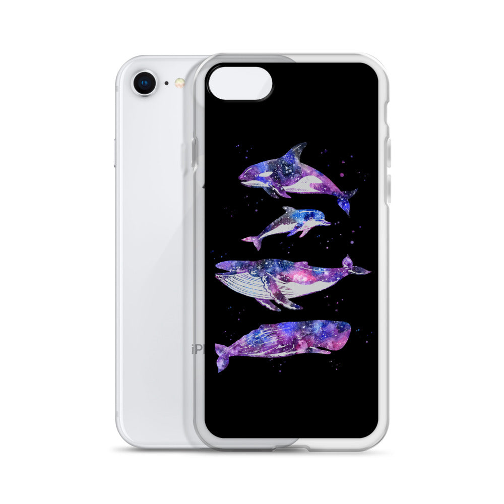 Cosmic Beauties iPhone Case Black - Splashing Apparel