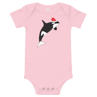 Christmas Orca Baby Onesie - Splashing Apparel