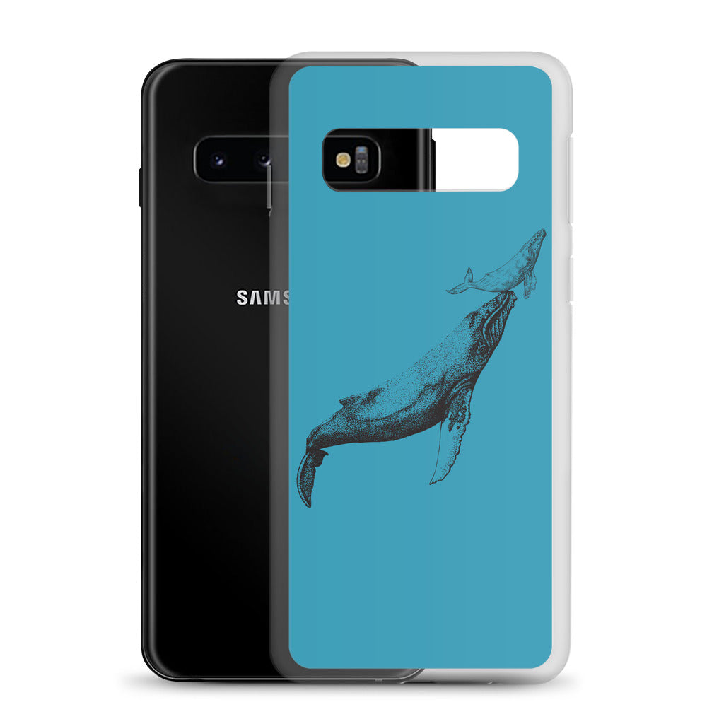First Breath Samsung Case Blue - Splashing Apparel