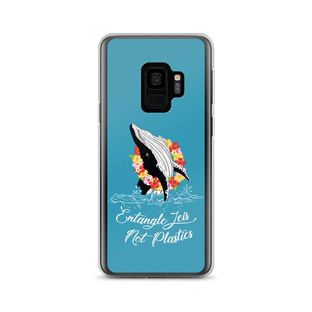 Entangle Leis Samsung Case Blue - Splashing Apparel