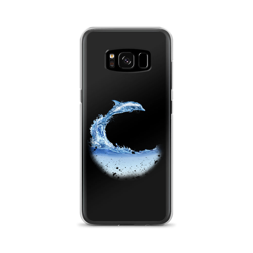 Aqua Dolphin Samsung Case - Splashing Apparel