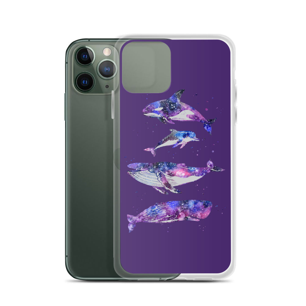 Cosmic Beauties iPhone Case Purple - Splashing Apparel