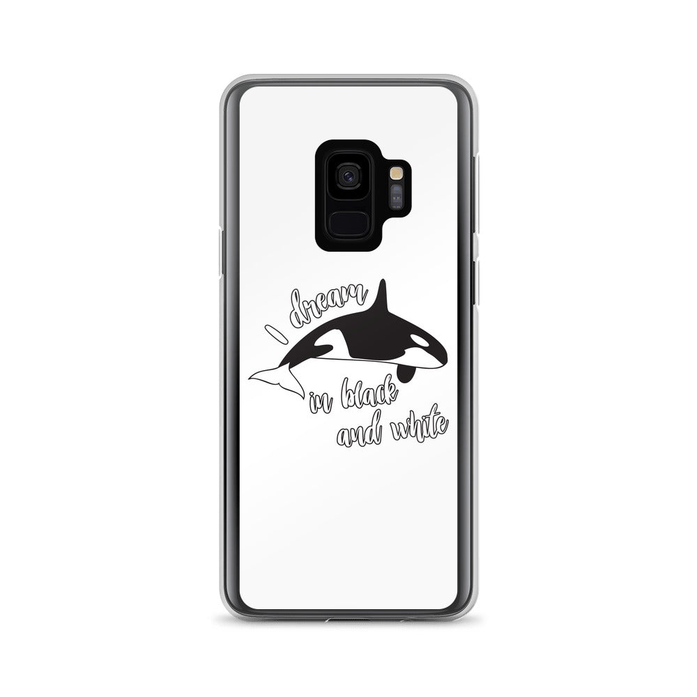 Dream in black and White Samsung Case - Splashing Apparel