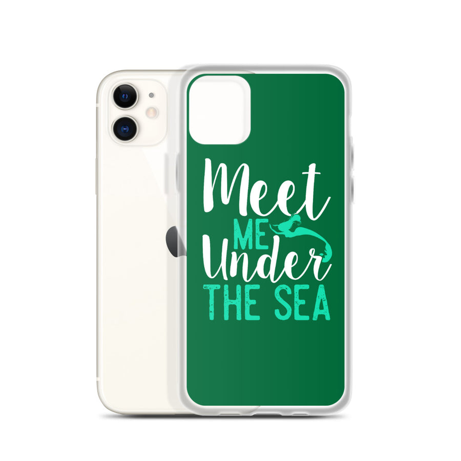 Meet Me Under the Sea iPhone Case Green - Splashing Apparel