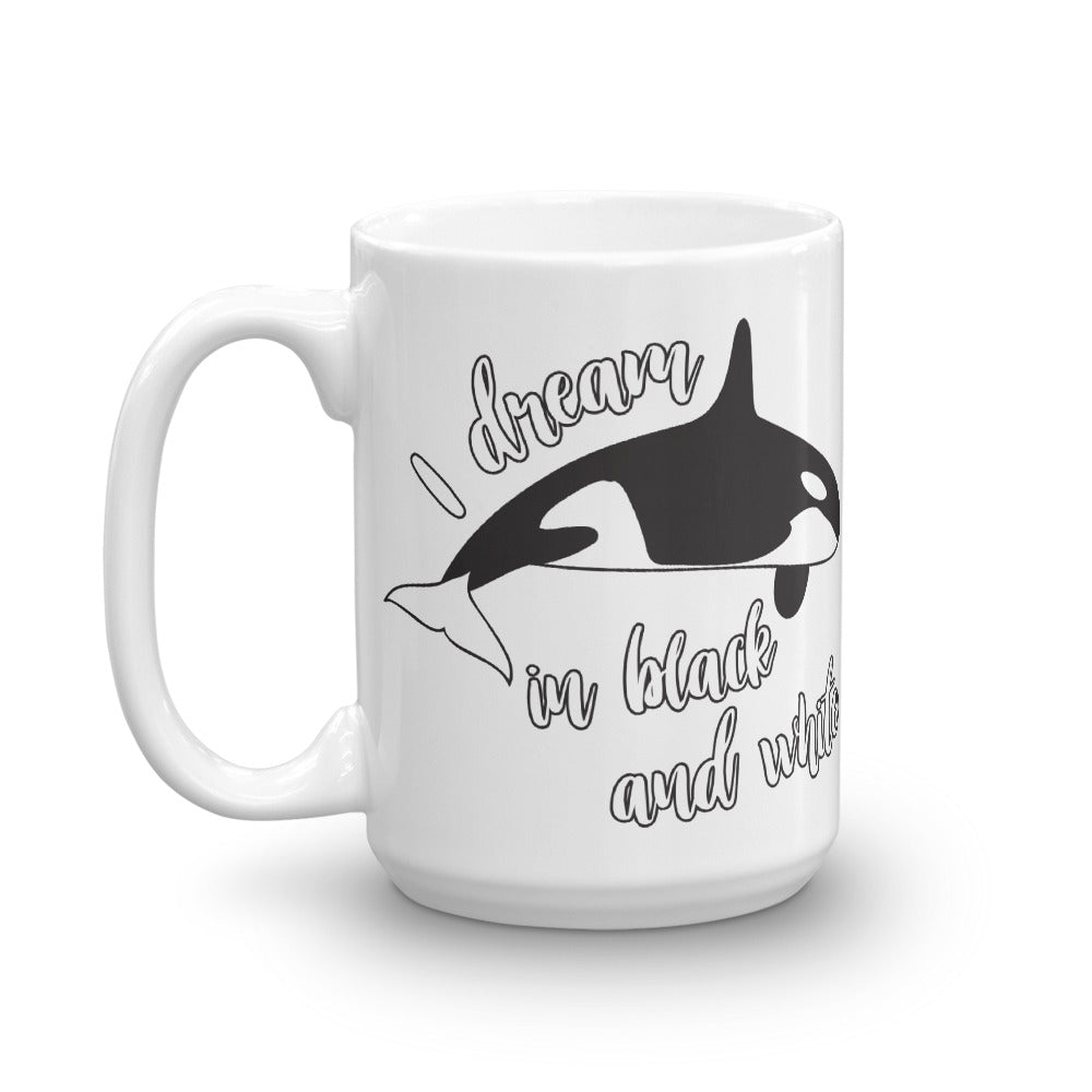 Dream in Black and White Mug