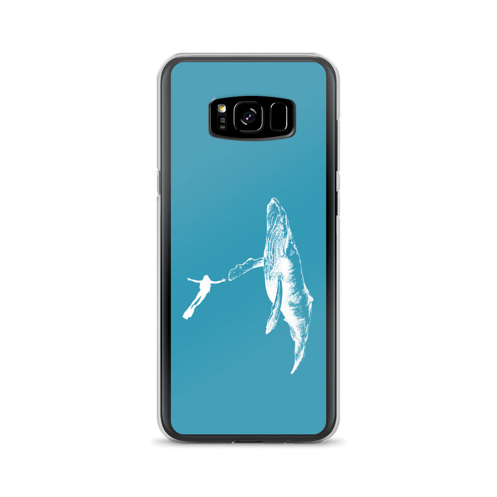 High Five Samsung Case Blue - Splashing Apparel