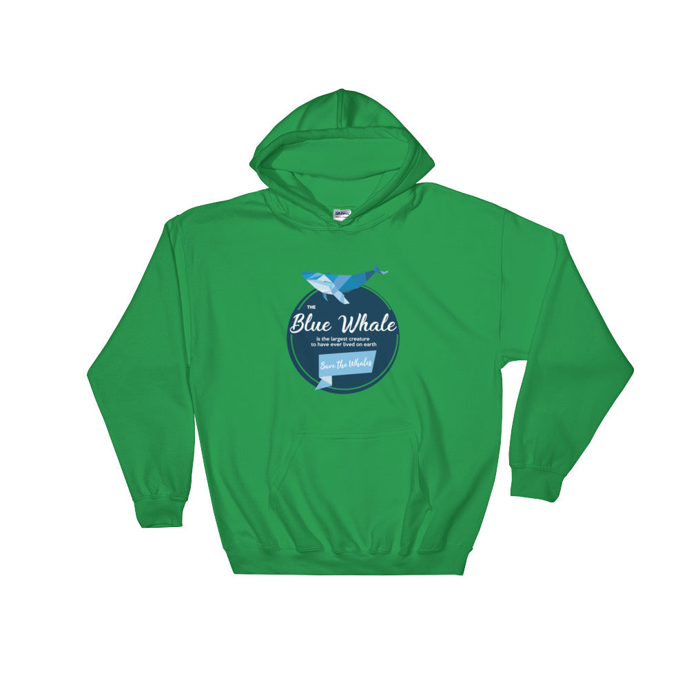 Blue Whale Hoodie - Splashing Apparel