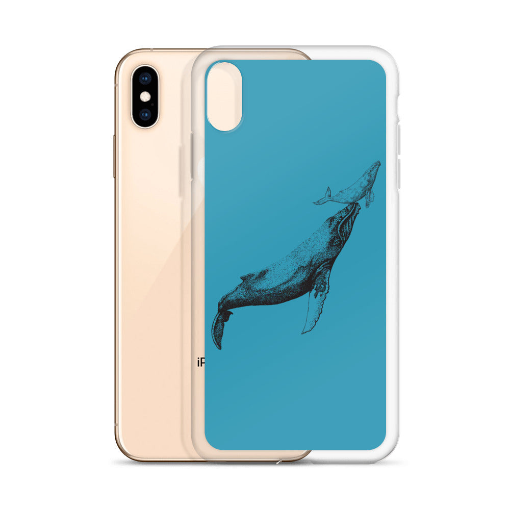 First Breath iPhone Case Blue - Splashing Apparel