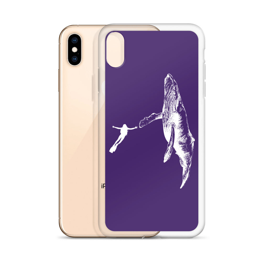 High Five iPhone Case Purple - Splashing Apparel