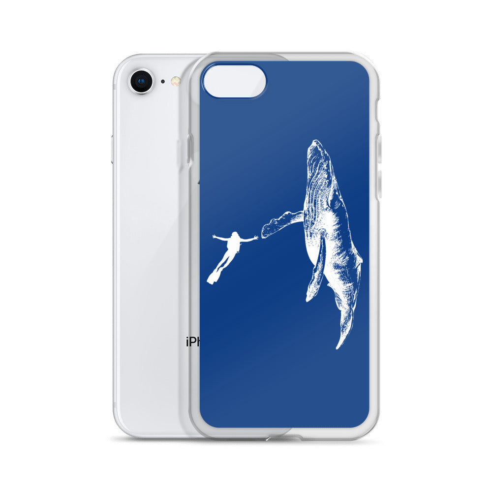 High Five iPhone Case Dark Blue - Splashing Apparel