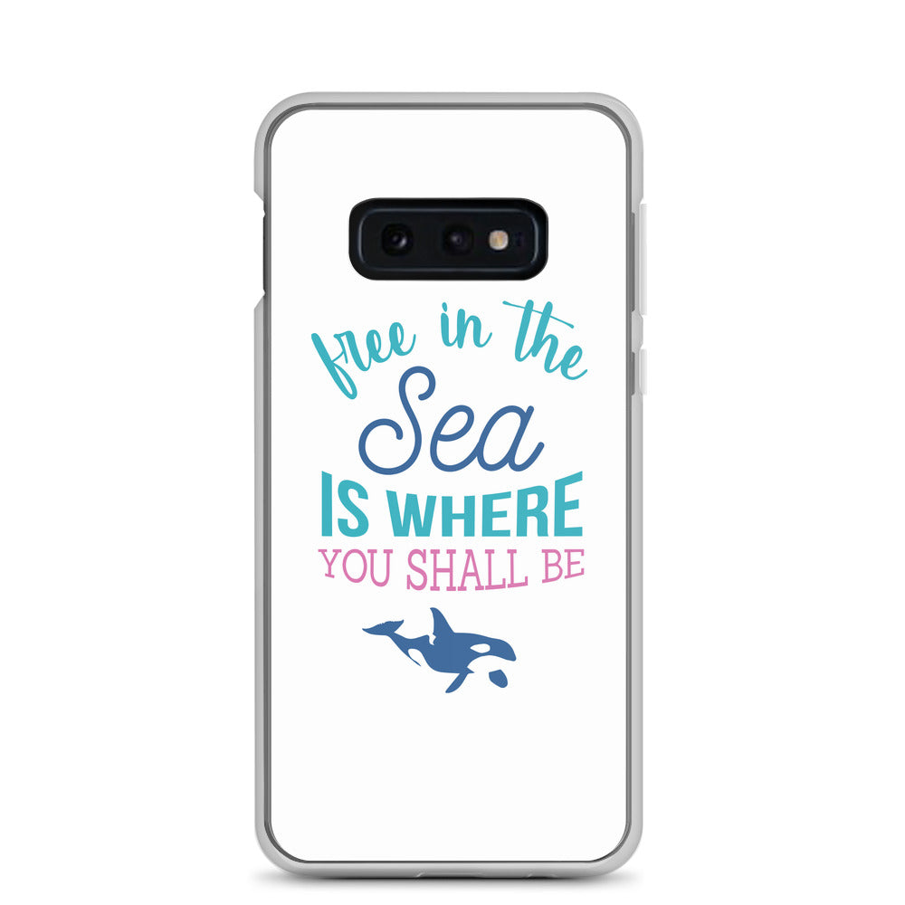 Free in the Sea Samsung Case - Splashing Apparel