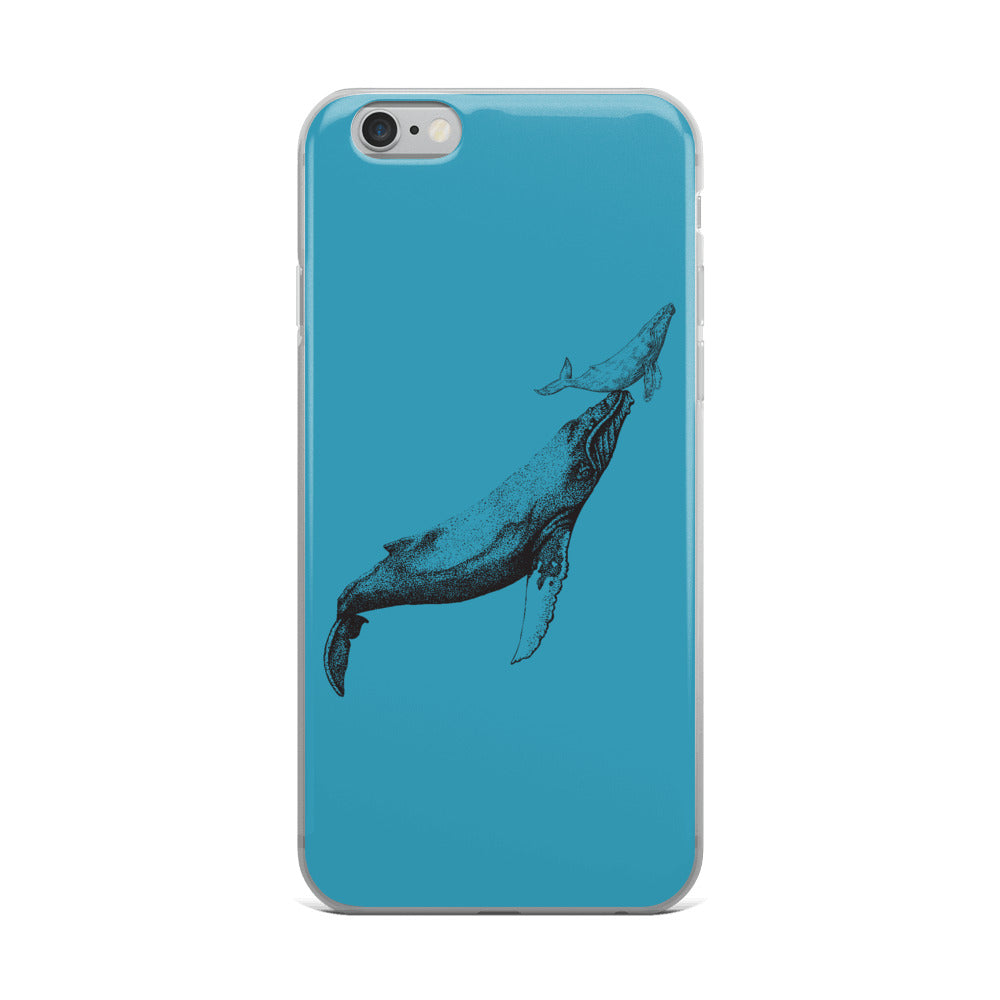First Breath iPhone Case Blue - Splashing Apparel