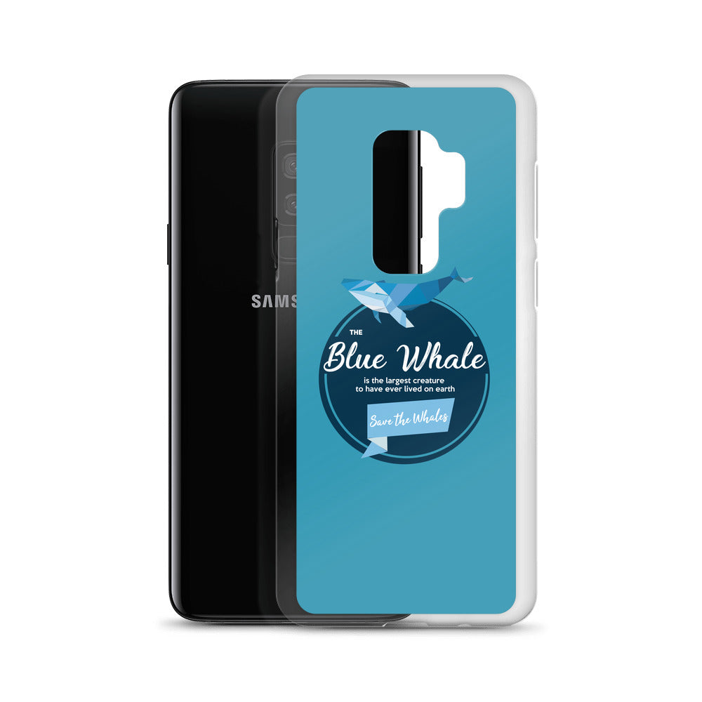 Blue Whale Samsung Case Blue - Splashing Apparel