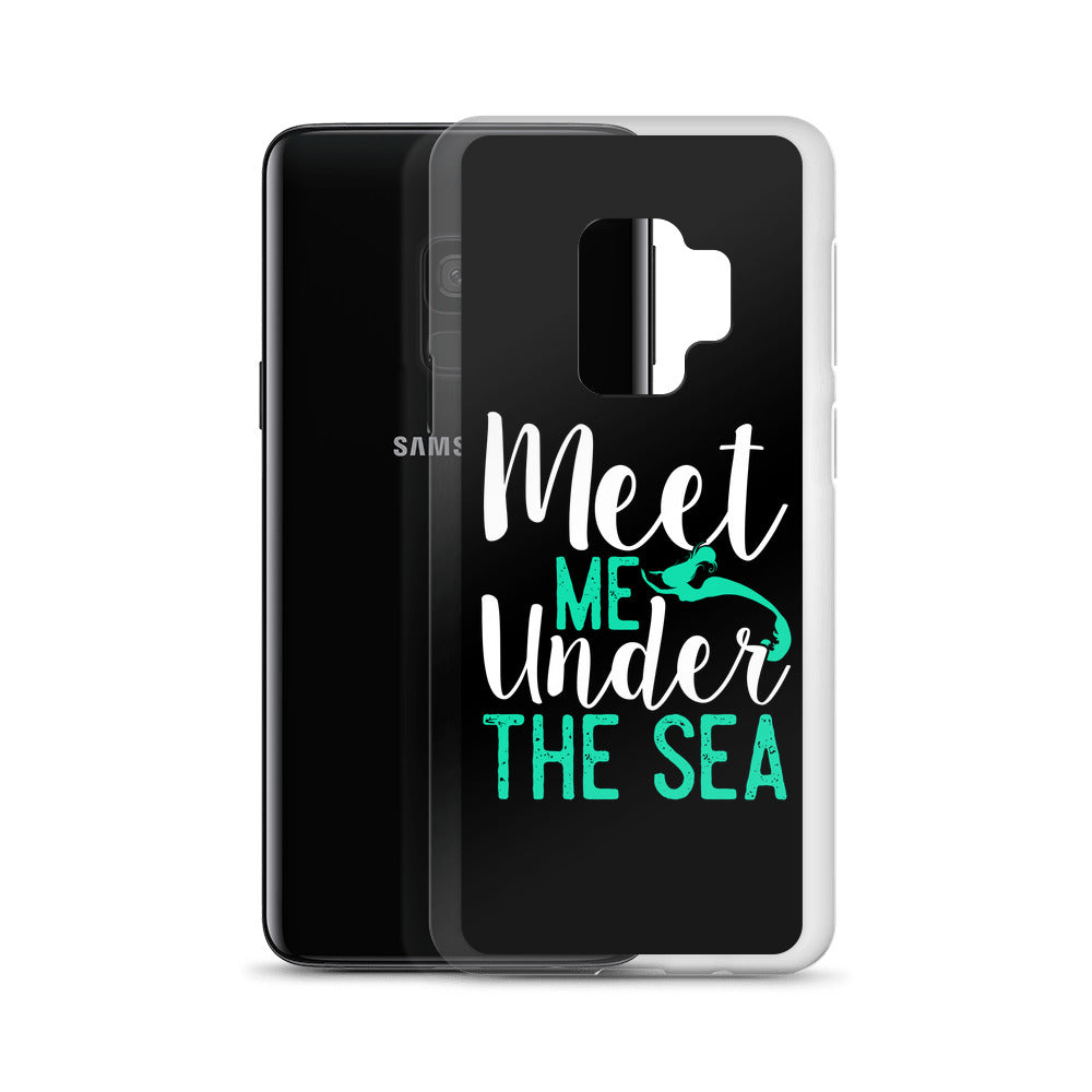 Meet Me Under the Sea Samsung Case Black - Splashing Apparel
