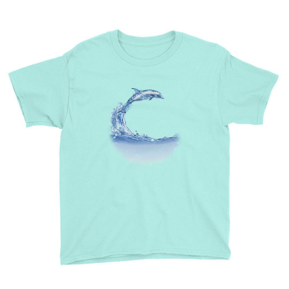 Aqua Dolphin Kids Shirt - Splashing Apparel
