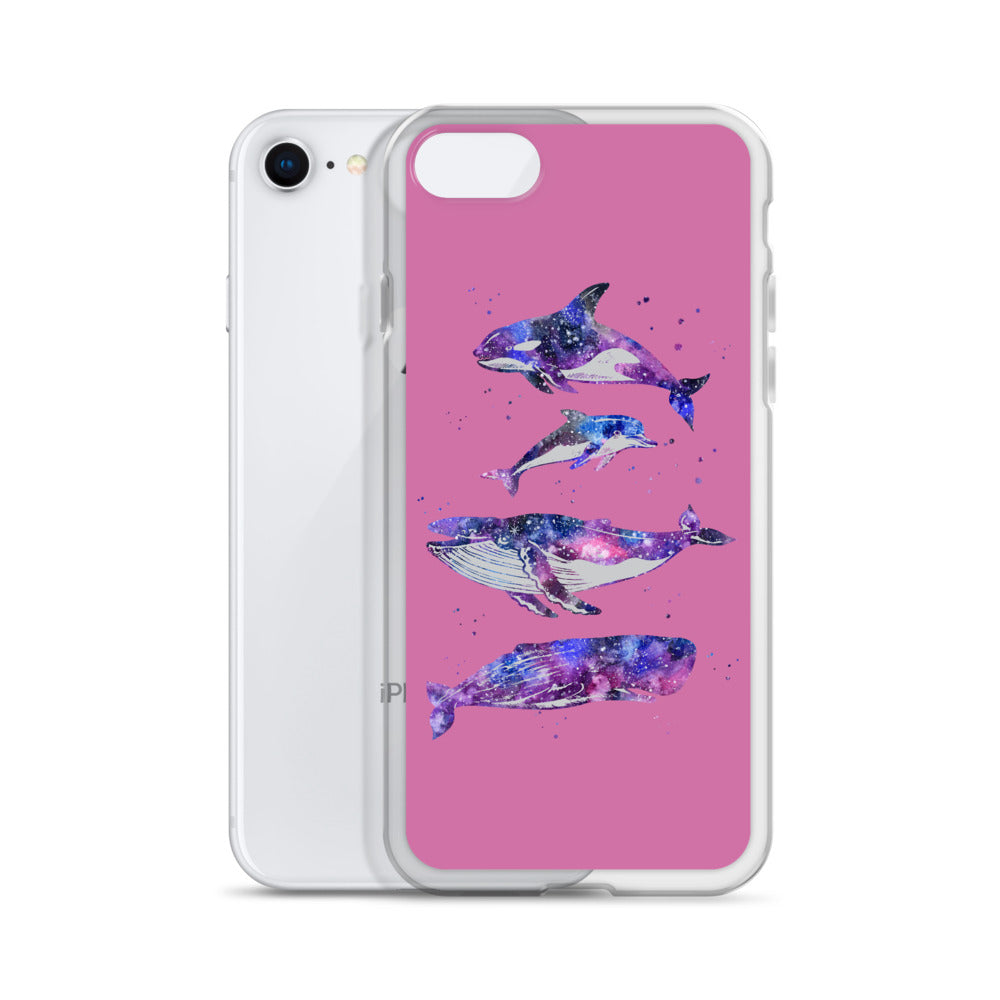Cosmic Beauties iPhone Case Pink - Splashing Apparel